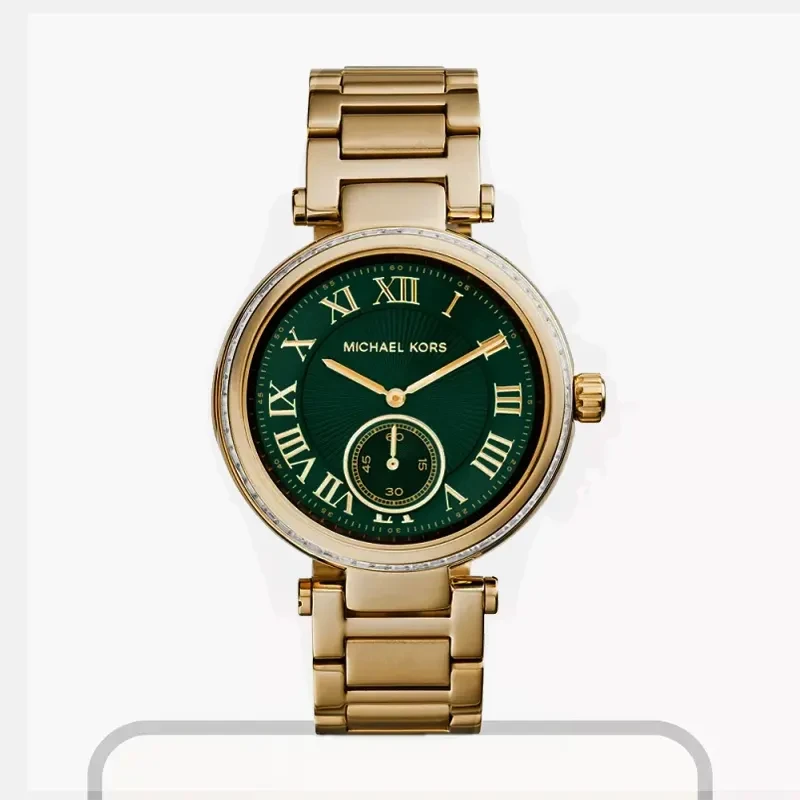 Michael Kors Skylar Emerald Green Dial Ladies Watch-  MK6065